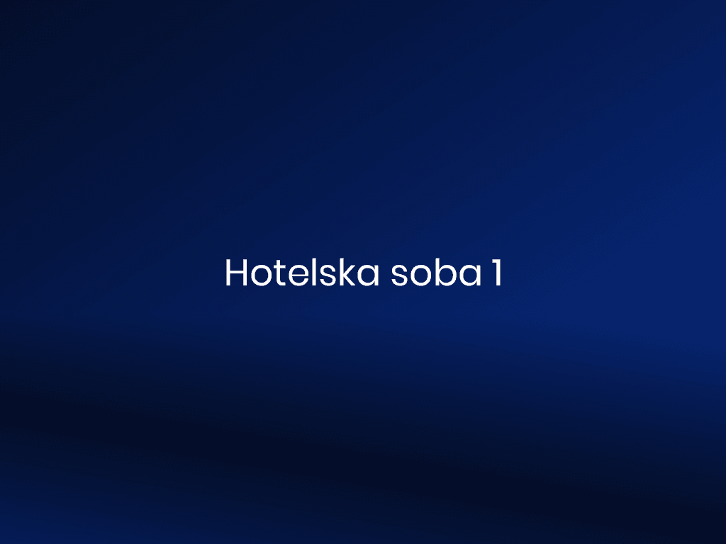 Hotelska soba 1